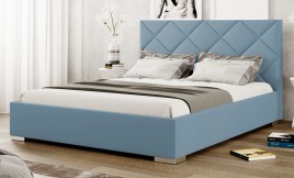 Łóżko tapicerowane TUMBA jasnoniebieskie esito