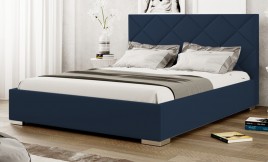 Łóżko tapicerowane TUMBA niebieskie esito