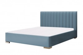 Łóżko tapicerowane PALERMO jasnoniebieskie esito