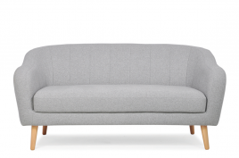 Sofa dwuosobowa SCANDI jasny szary