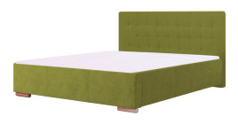 Łóżko tapicerowane SINES zielone casablanca